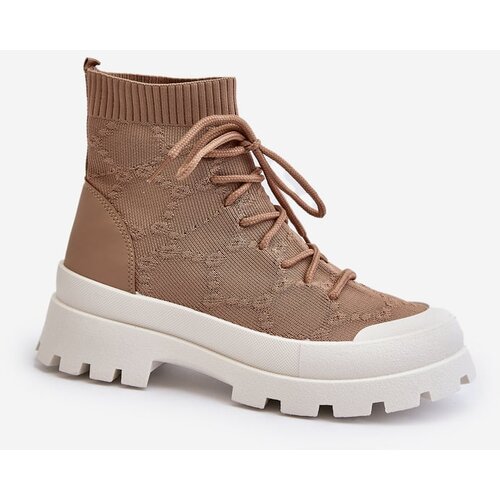 Kesi Women's sock slip-ons brown Solime Cijene