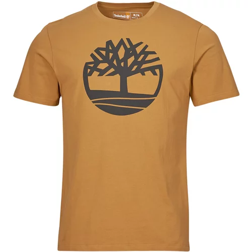 Timberland Majice s kratkimi rokavi Tree Logo Short Sleeve Tee Rumena