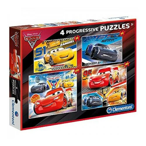 Clementoni puzzle 4U1 cars 07714 ( 71164 ) Cene