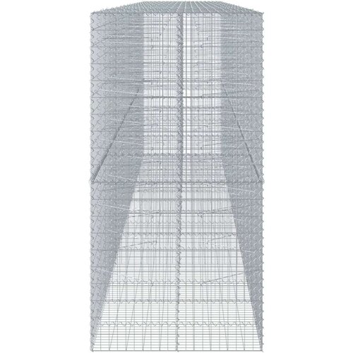 VidaXL Gabionska ko&amp;scaron;ara s poklopcem 750x100x200 cm pocinčano željezo Slike
