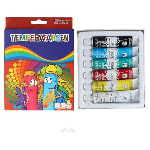 Spirit Komplet tempera barvic 6x16ml Cene