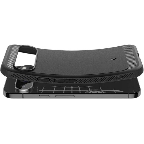 Spigen Rugged Armor maska za GOOGLE Pixel 9 Pro XL &amp;ndash; mat crna Slike