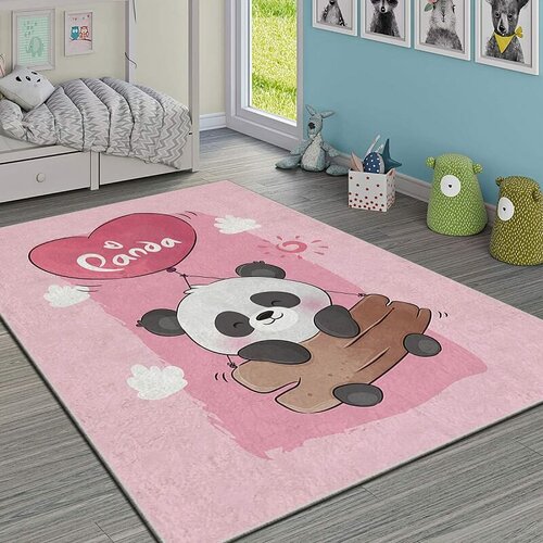 Tepih za decu na gumenoj podlozi 120x180cm - Panda, TG-022 Slike