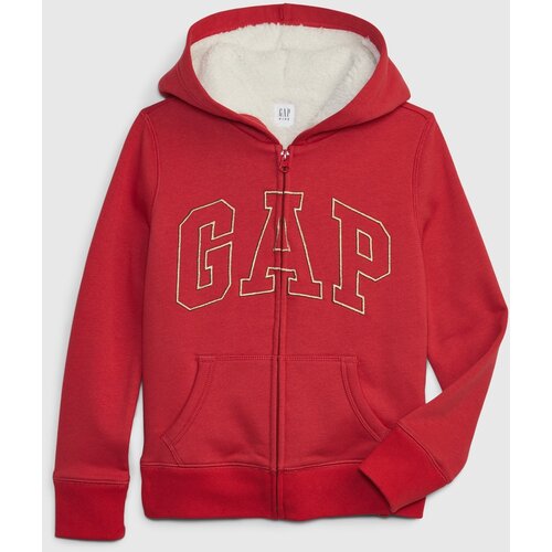 GAP Children's sweatshirt sherpa with logo - Girls Cene