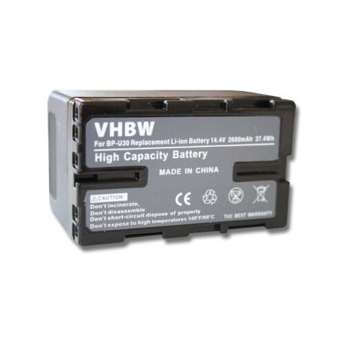 VHBW Baterija BP-U60 za Sony PMW-EX1 / PMW-100 / PXW&amp;shy;-X160, 2600 mAh Slike