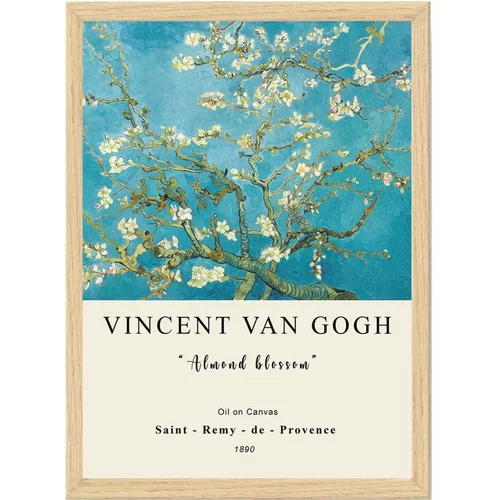 Wallity Plakat u okviru 55x75 cm Vincent van Gogh -