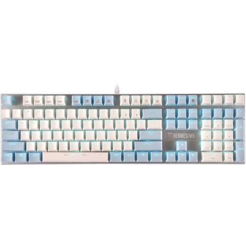 Gamdias tastatura hermes M5 mehanička , belo/plava Slike