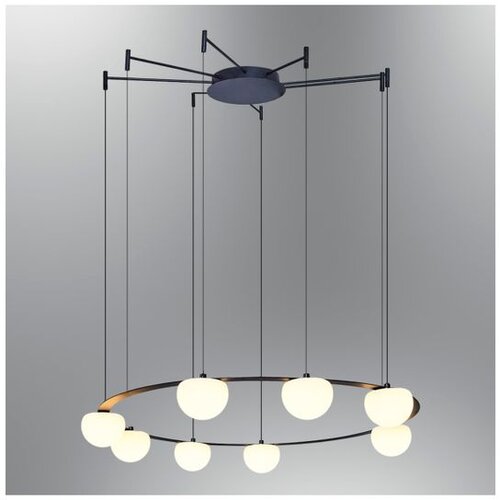 Opviq luster Sonic 2846-7A, LED 44 W, crni Cene