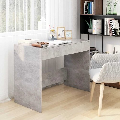  Radni stol boja betona 101 x 50 x 76,5 cm od konstruiranog drva Cijene