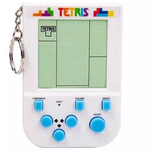 Fizz Creations Tetris Mini Retro Handheld Video Game Keychain privezak za ključeve Slike