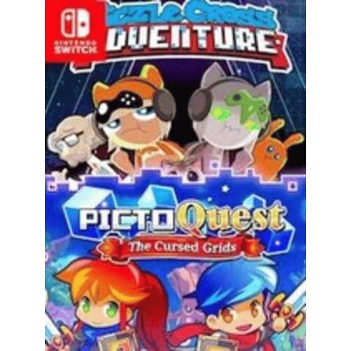  piczle cross adventure + pictoquest: the cursed grids (switch) eshop nintendo key europe Cene