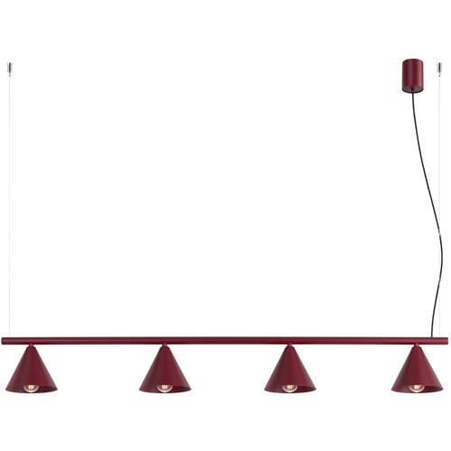 Sollux Lighting Lestenec NOX 4L burgund, (5000352277) Cene
