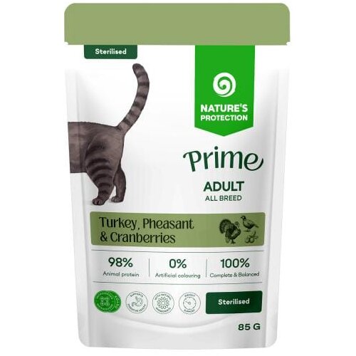 Nature's Protection NP Prime Adult Cat Sterilized - 85 g Cene