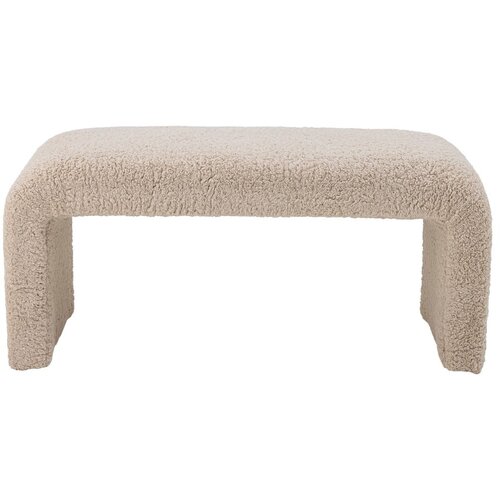 Bloomingville Kremno bela klop iz tkanine boucl&amp;eacute; Bobbie &amp;ndash; Slike