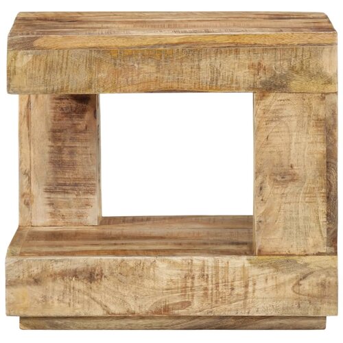 Maison Chic Klubska mizica - kavna mizica - Nizka mizica 45x45x40 cm trden mangov les, (21755225) Slike