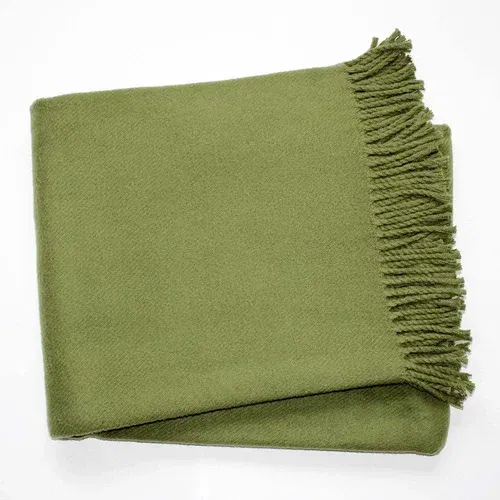 Euromant Zeleni pokrivač s pamukom Basics, 140 x 160 cm