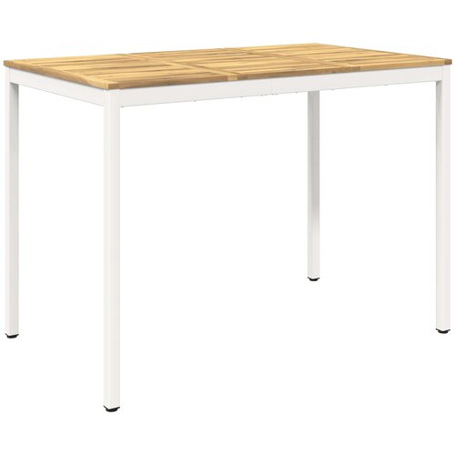  Stol za bar u vrtu Bijela 147 x 88,5 x 105 cm Slike