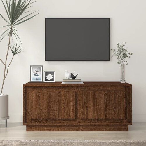  Stolić za kavu boja smeđeg hrasta 102x50x44cm konstruirano drvo Cene