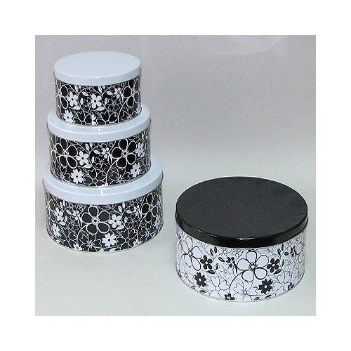  Kutija metalna 3u1 CVETNA dimenzijeØ20x10cm Cene