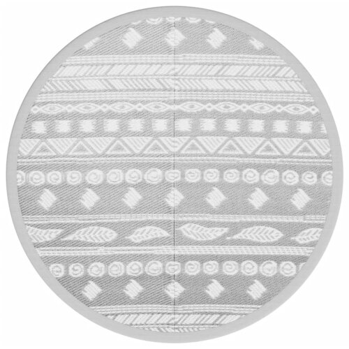 Maison Chic Zunanja Preproga, Rug siva Ø120 cm PP, (22122387) Cene