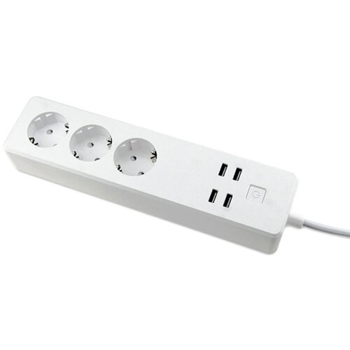 Moye VOLTAIC SMART POWER STRIP 3 EU PLUGS + 4 USB PLUGS 3680W 16A PAMETNA RAZDELILNA LETEV Slike