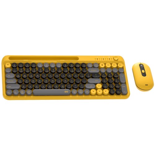  Combo mis tastatura wireless Fantech WK-899 GO mochi101 zuta Slike