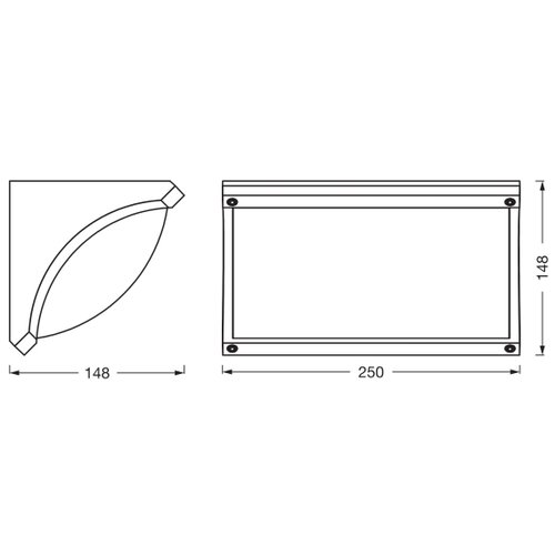 Osram spolja&amp;scaron;nje zidno svetlo endura classic 1xE27/40W/230V IP54 antracit Slike