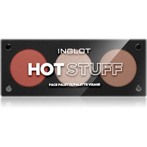 Inglot Face Palette osvetljevalec, bronzer in rdečilo odtenek HOT STUFF 7 g Cene