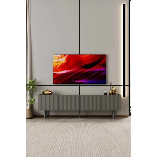 Hanah home TV komoda Capella 160, 160 cm, siva Cene