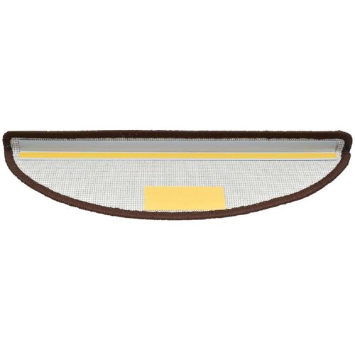  Otirači za stepenice 10 kom 56 x 17 x 3 cm smeđi Slike