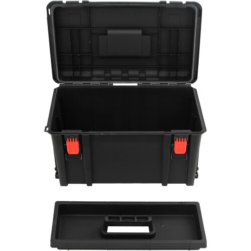  Prijenosni kovčeg crni 57x35x32,5 cm od PP-a Slike