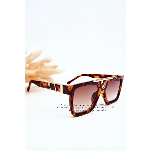 Kesi Women's Sunglasses V130037 Leopard Brown Cene