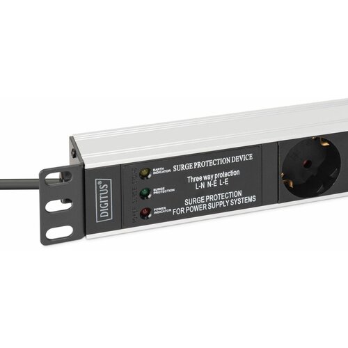 Digitus razdelilec rack 7x250V ALU prenapetostna za&scaron;čita filter DN-95441, (5000219322) Cene