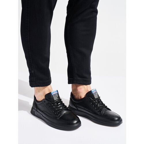 Shelvt Men's black lace-up sports shoes Cijene