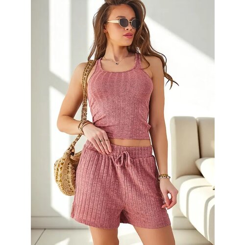 Resti Women's two-piece sports set with shorts and a tank top Cene