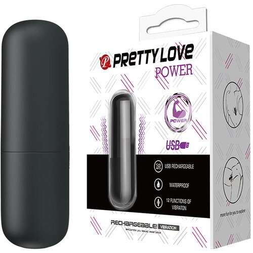 Pretty Love Power bullet vibrator black Cene