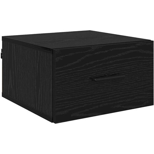 VidaXL Noćni ormar 2 pcs Crni hrast 35 x 35 x 20 cm Konstruirano drvo Slike