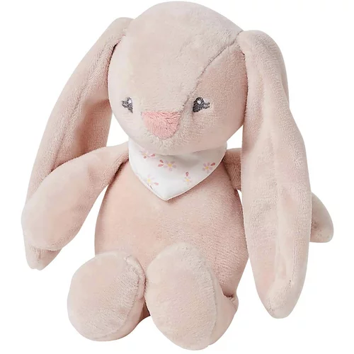 Nattou alice & pomme plišasta igračka ropotuljica rabbit pomme old pink 20 cm
