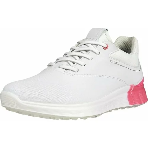 Ecco S-Three Womens Golf Shoes White/Bubblegum 37