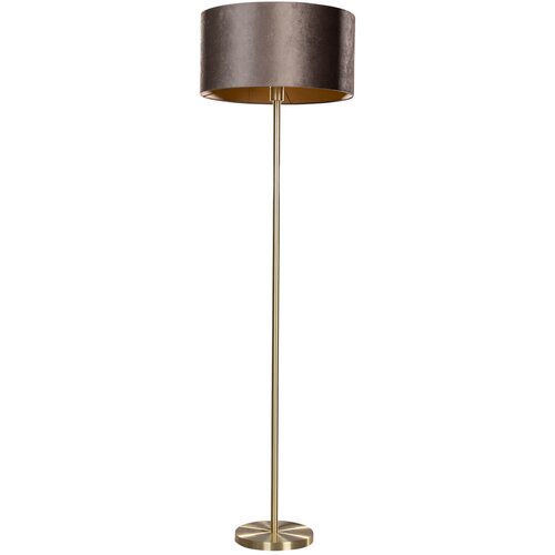 QAZQA Stoječa svetilka medenina z žametnim odtenkom rjave barve 50 cm - Simplo Cene