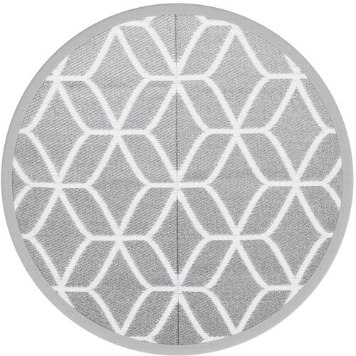Maison Chic Zunanja Preproga, Rug siva Ø120 cm PP, (22122554) Cene