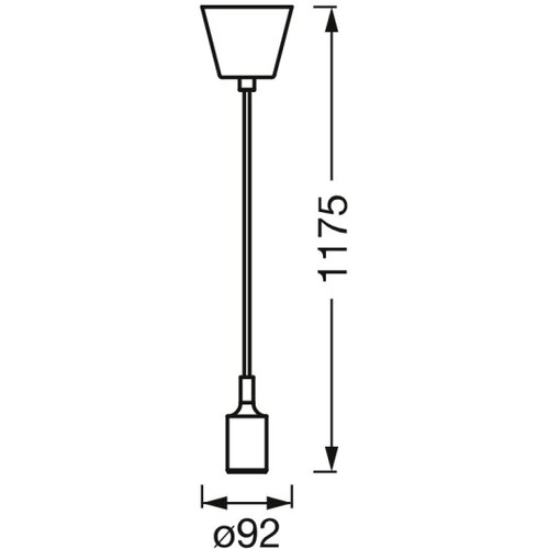 Osram Kabl za napajanje PENDULUM BELL 1xE27/15W/230V bela Slike