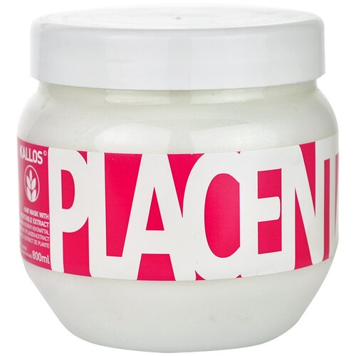 Kallos Cosmetics placenta maska za suhe in poškodovane lase 800 ml Cene