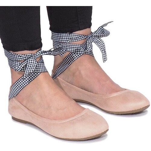 Gemre Pink ballerinas with a bow Acro Cene