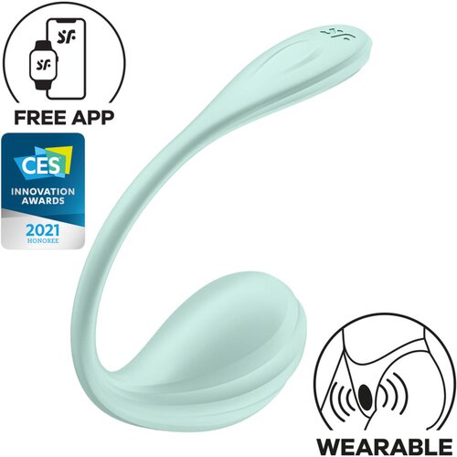 Satisfyer Smooth Petal - pametno vibrirajuće jaje (zeleno) Cijene