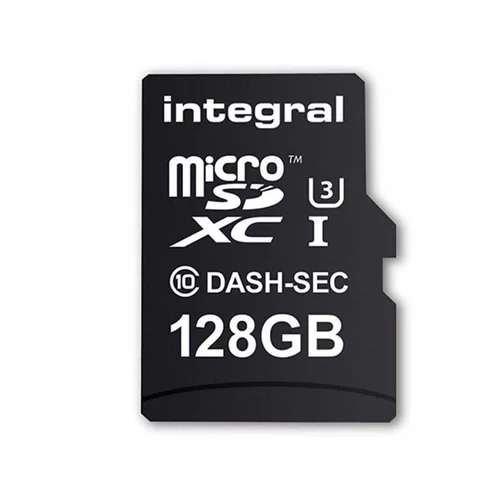 Integral Spominska kartica Micro SDXC USH-I C10 U3, 100 MB/s, 128 GB, varnostne kamere