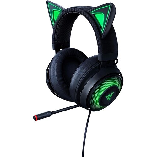 Razer Kraken Kitty žične slu&scaron;alke črne barve Cene