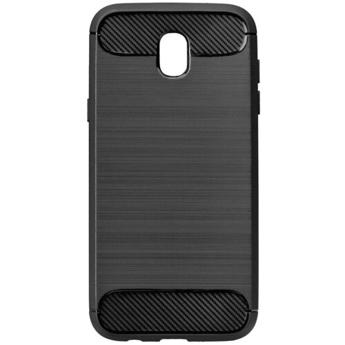 Gumijasti / gel etui Carbon za Samsung Galaxy J7 (2017) - črni Slike