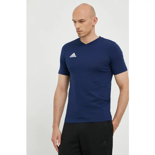 Adidas Majica kratkih rukava Entrada 22 za muškarce, boja: tamno plava, jednobojni model