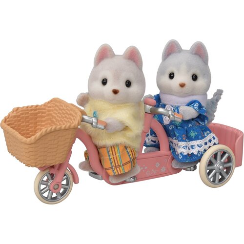 SYLVANIAN FAMILIES Set tande&amp;scaron;kega kolesarjenja - sestra in brat haskijev, (21336933) Slike